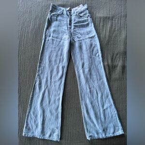NWT ZARA Light Blue Wide Leg Jeans
